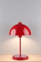 Opviq Lámpara de Mesa de Metal Roja 8894-4
